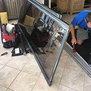 sliding glass door frame repair Naples